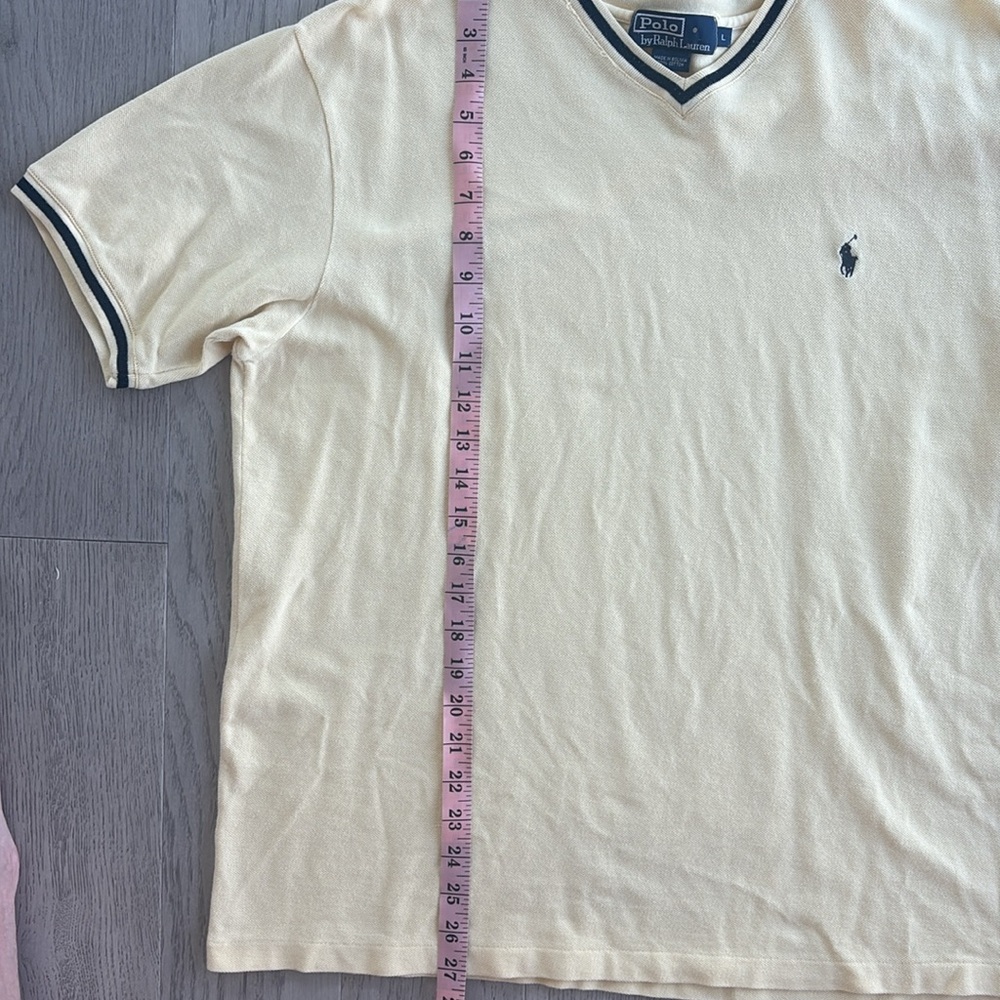 Polo by Ralph Lauren Yellow Short Sleeve Polo Men’s Large - Picture 6 of 8